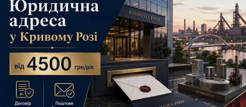 Юридический адрес в Кривом Роге